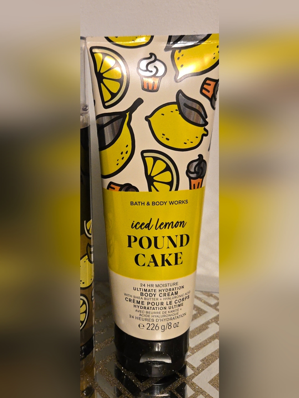*Retired* Bath & Body Works Iced Lemon Pound Cake Body Cream